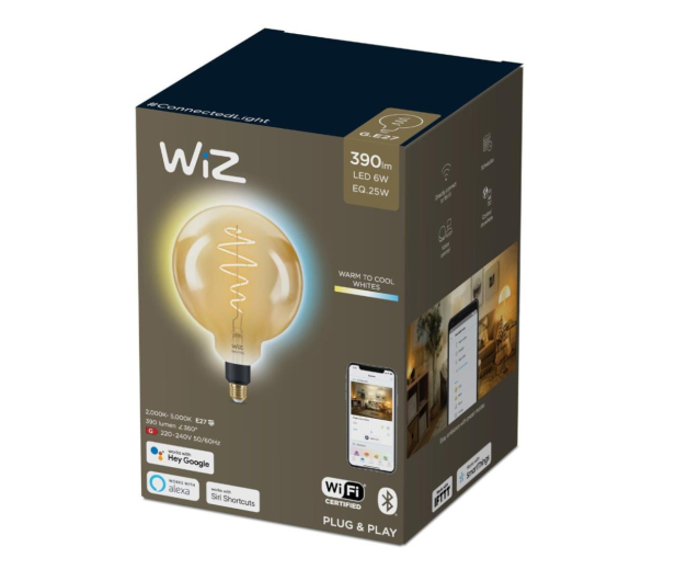 WiZ Wi-Fi BLE 25W G200 E27 920-50 Amb 1CT/2 929003018101 - 1182890 - zdjęcie 2
